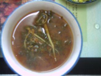 냉이와깻잎 이미지